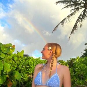 Hollister Co. Women's Blue and White Suit